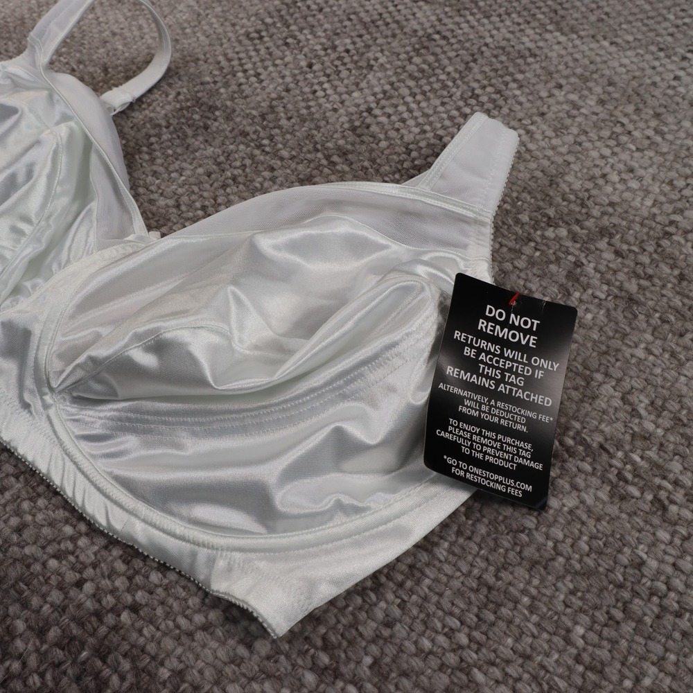 Comfort Choice Underwire Bra Womens 46G White New Full Coverage 27-0257-9